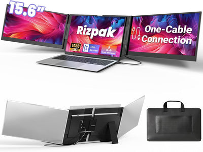 Rizpak P7 Pro 15.6" Triple Laptop Screen Extender