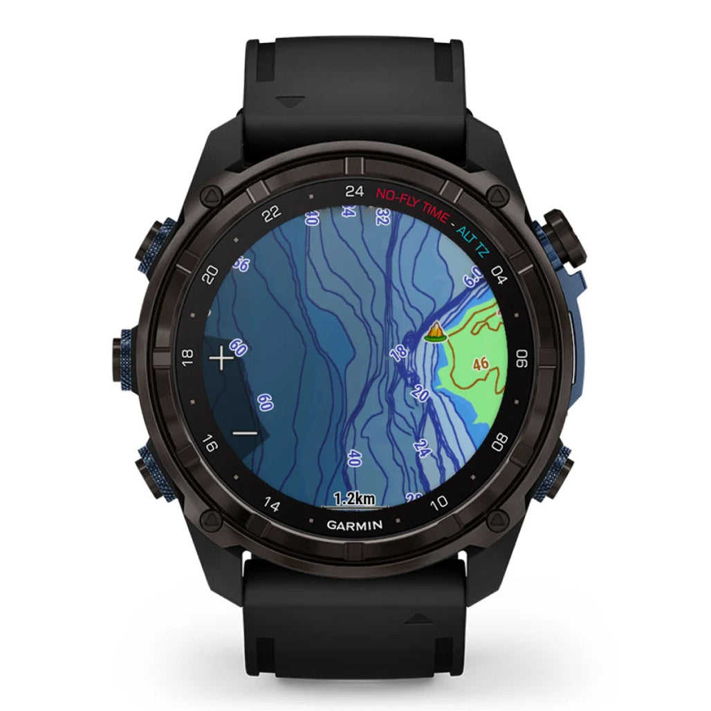 Garmin Descent Mk3i 51mm Black Silicone Band Dive Computer
