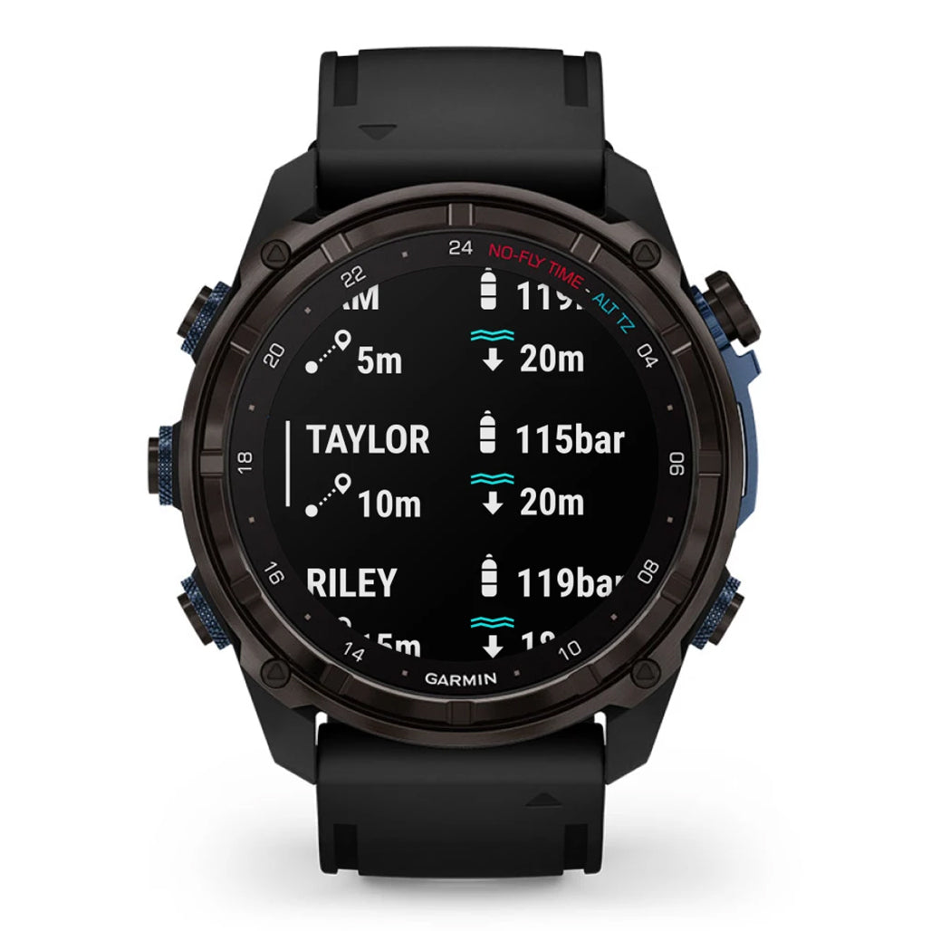 Garmin Descent Mk3i 51mm Black Silicone Band Dive Computer