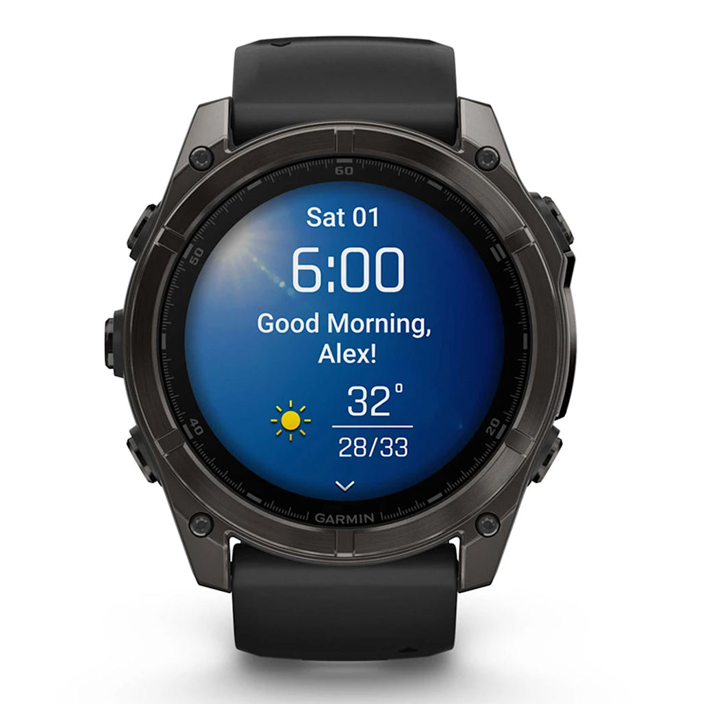 Garmin fenix 8 51mm AMOLED Sapphire Carbon Gray DLC Titanium