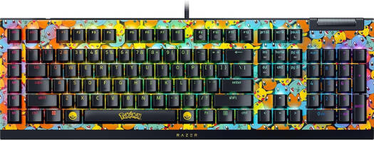 Razer BlackWidow V4 X - Mechanical Gaming Keyboard - Pokémon Kanto Starters Edition