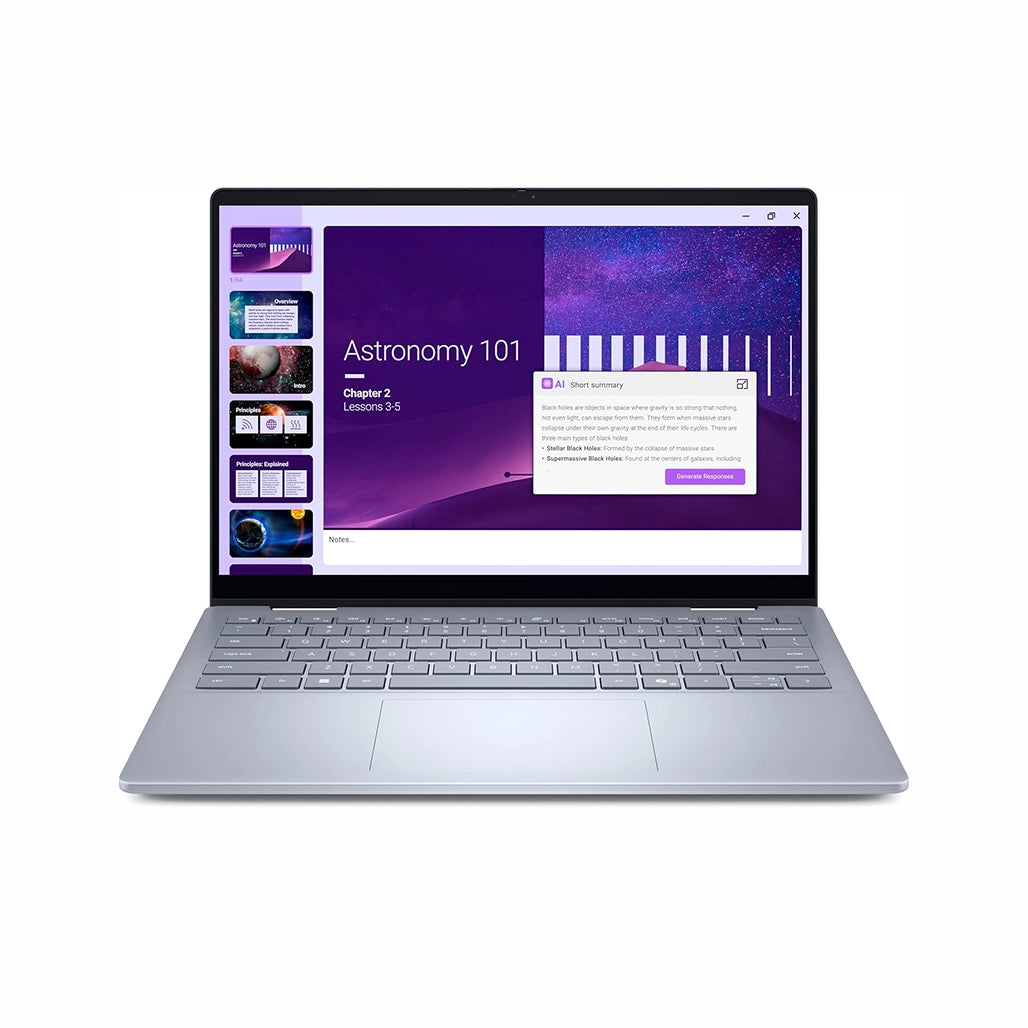Dell 14 Plus 2-in-1 Ice Blue angle view