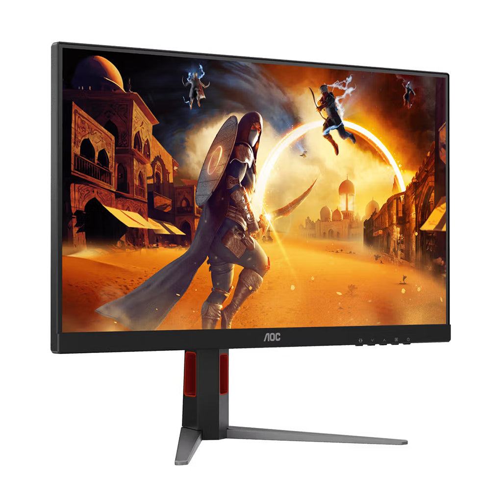 AOC 27G4H gaming monitor stand and ports