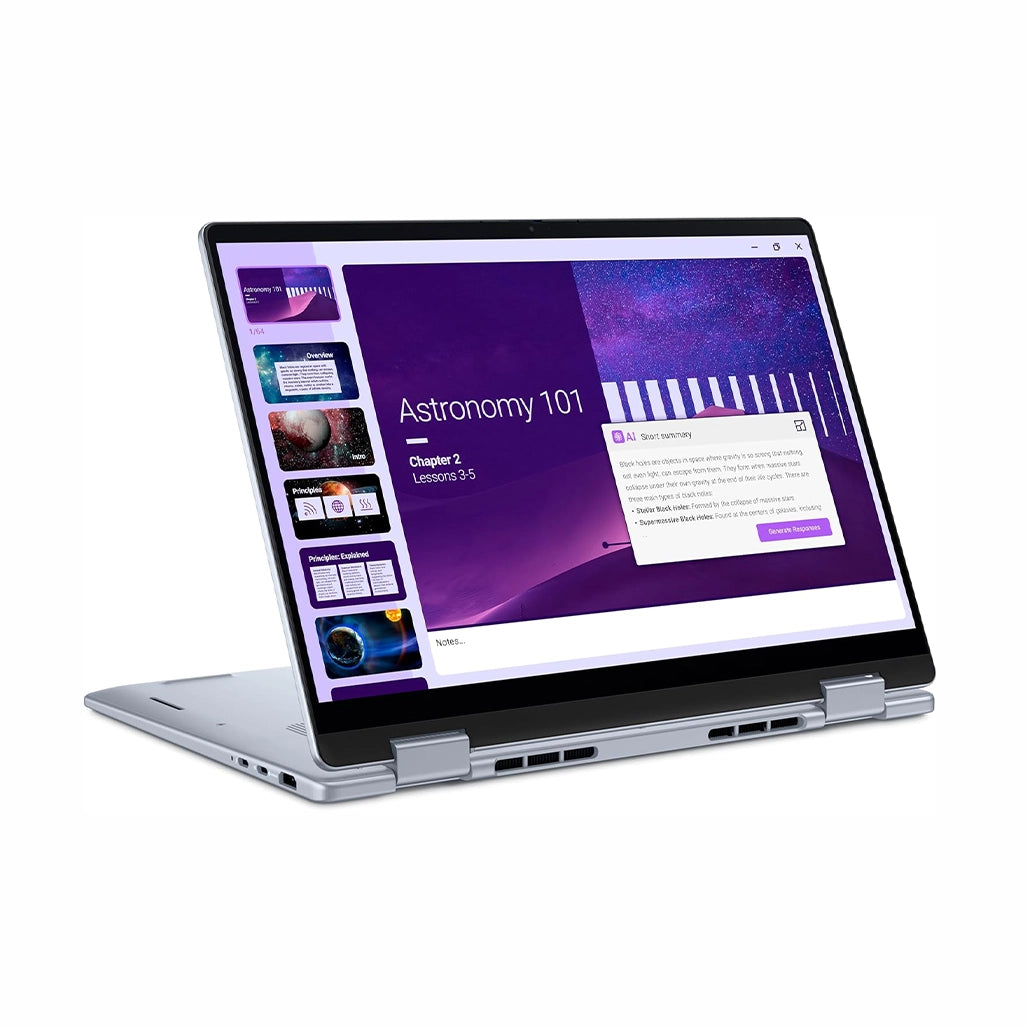Dell 14 Plus 2-in-1 Ice Blue keyboard view