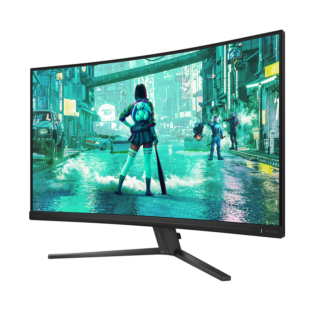 Philips Evnia 32M2C3200WL Gaming Monitor angled view
