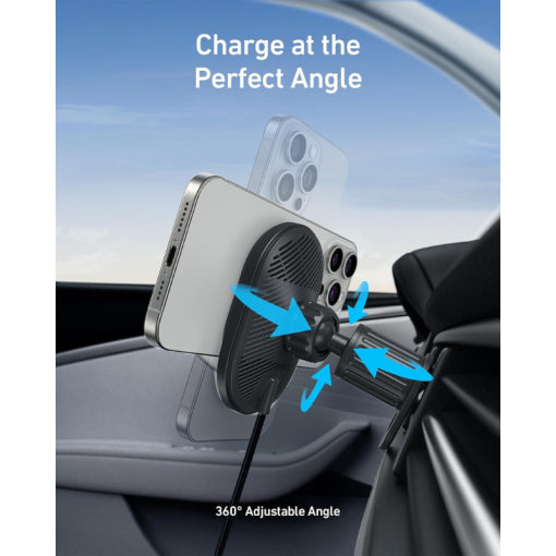 Anker MagSafe Wireless Car Charger (15W)