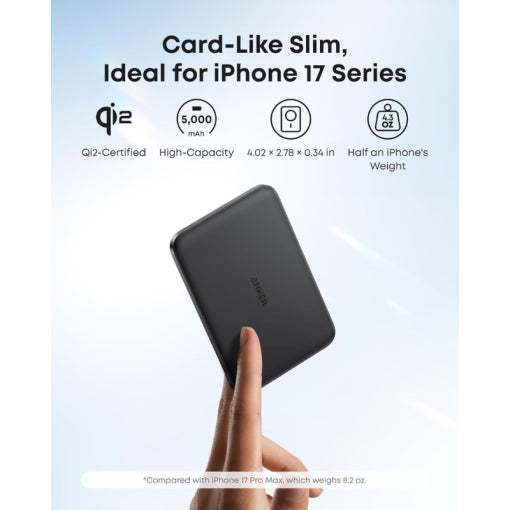 Anker Nano Power Bank (5K, MagGo, Slim)