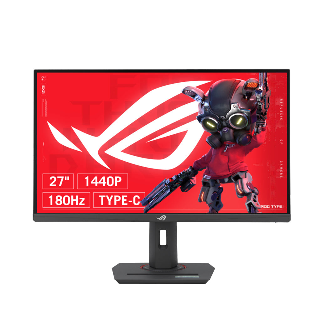 Asus ROG Strix XG27ACMS gaming monitor angle view