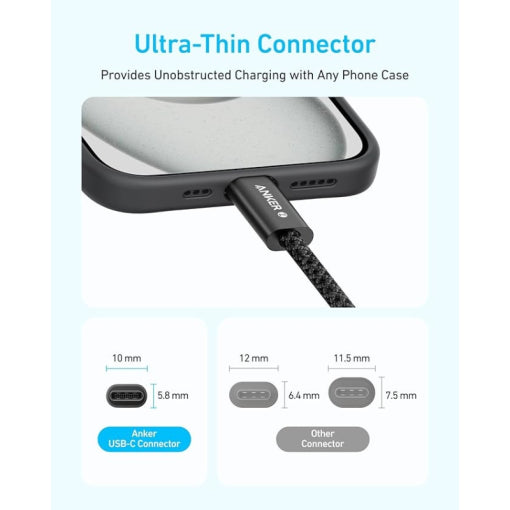 Anker Zolo USB-C to USB-C Cable (240W, Braided)