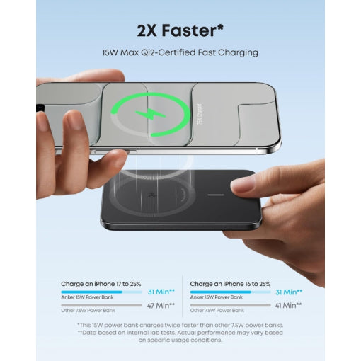 Anker Nano Power Bank (5K, MagGo, Slim)