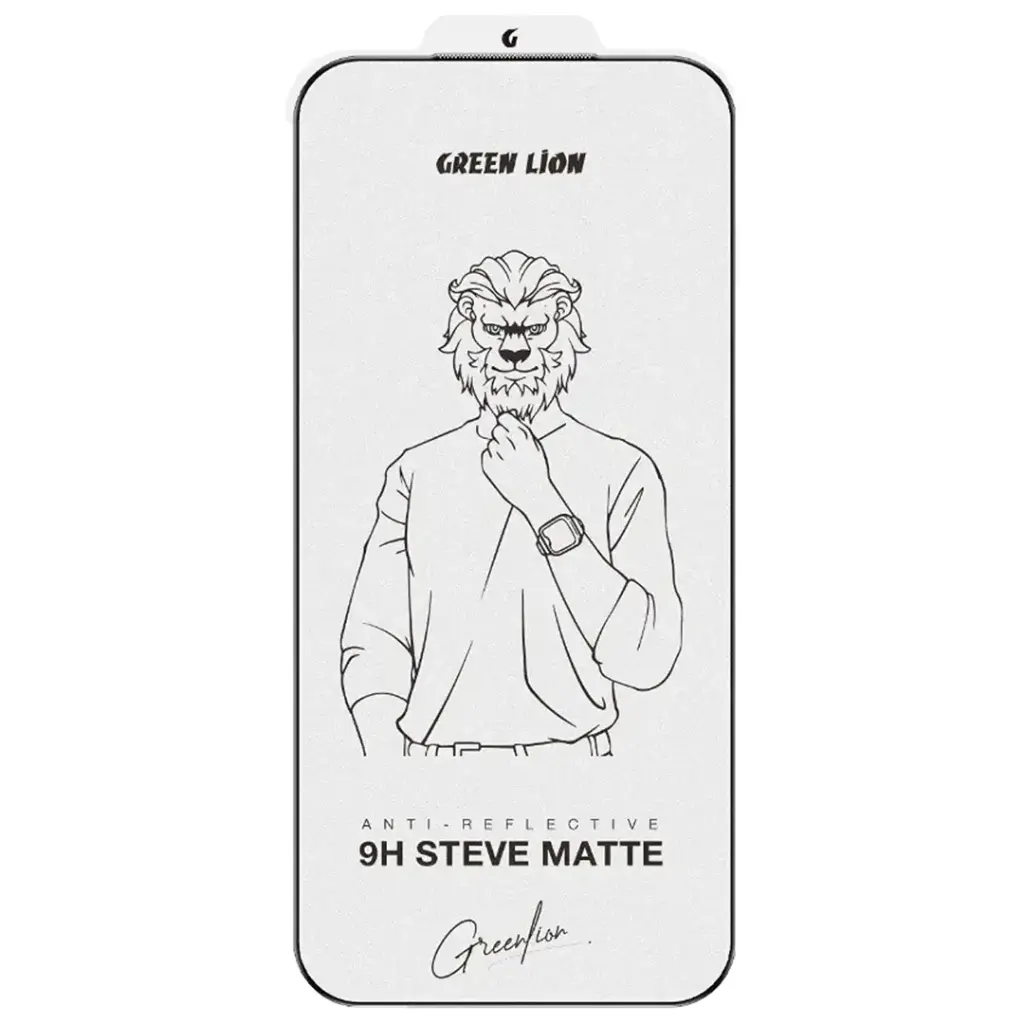 Green Lion 9H Steve Matte AG Glass Protector iPhone 17 Pro Pro Max (1)