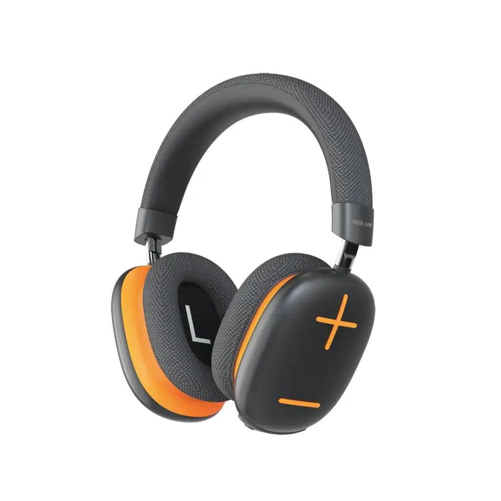 Green Lion EchoMax Headphone - Black & Orange