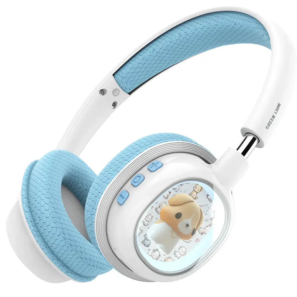 Green Lion GK-600 Kids Wireless Headphones - Blue