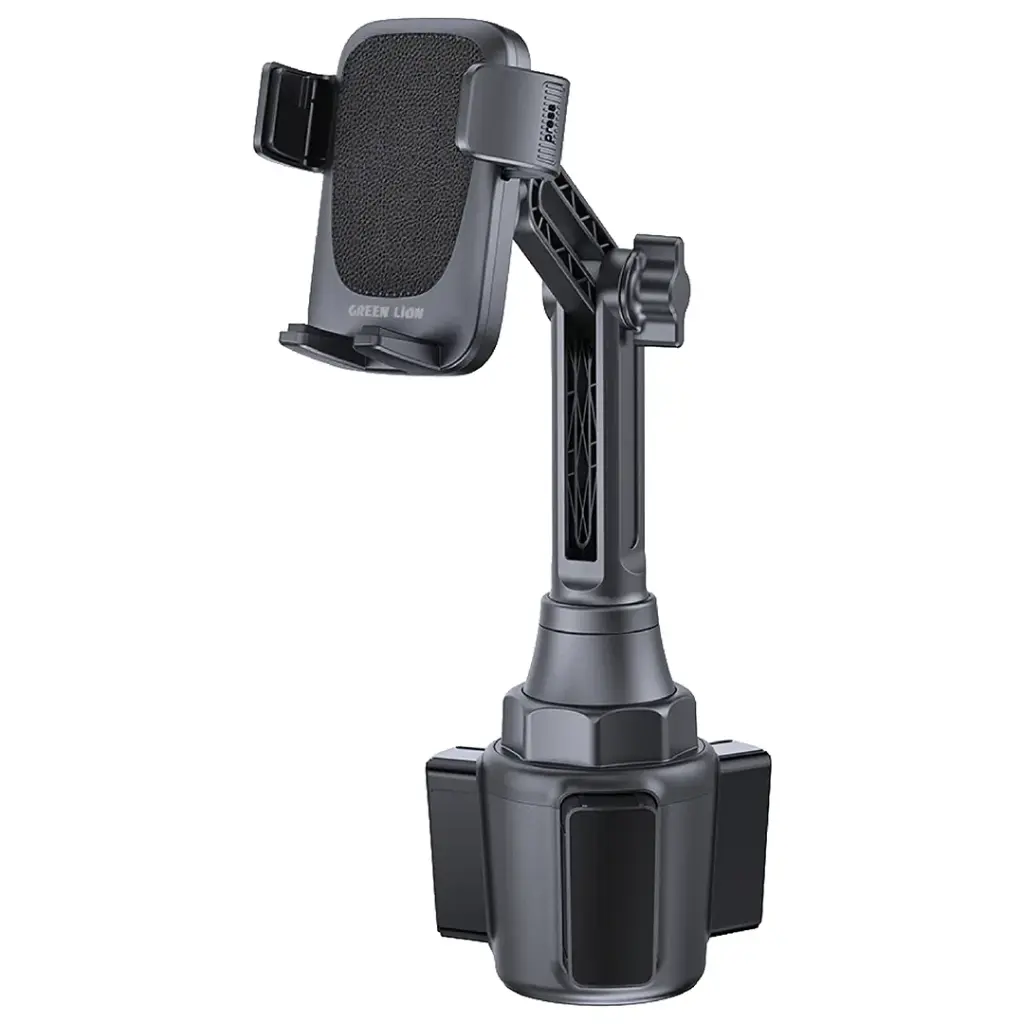 Green Lion GX-72 Car Cup Phone Holder - Black