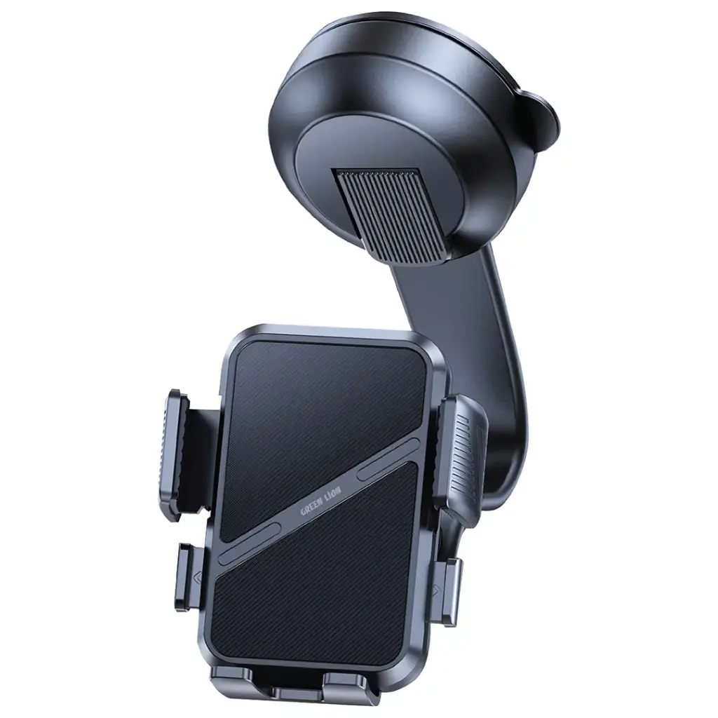 Green Lion GX-74 Suction Phone Holder - Black