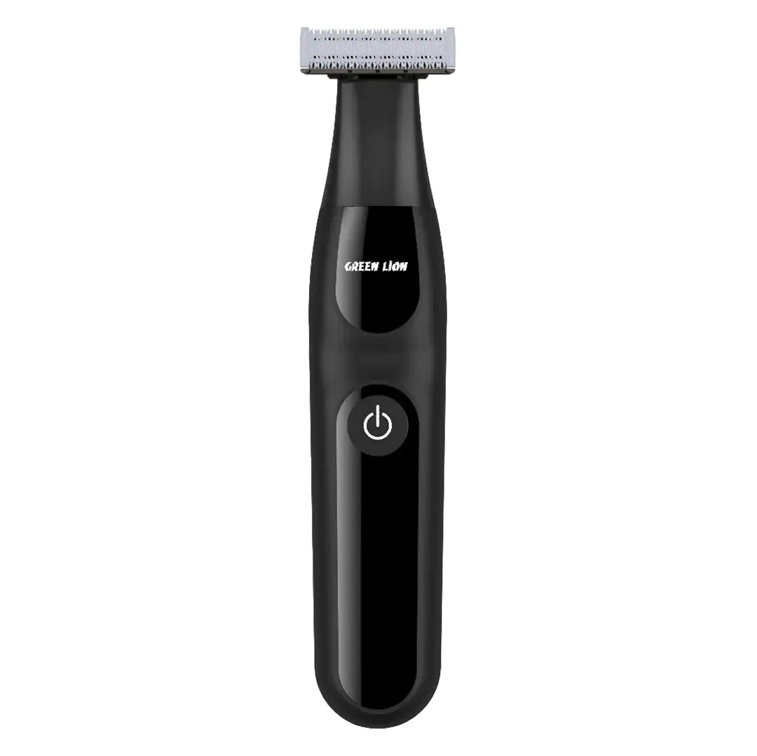 Green Lion One Blade Plus Hair, Nose & Eyebrow Trimmer - Black