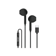 Green Lion Wired Stereo Earphones - Black