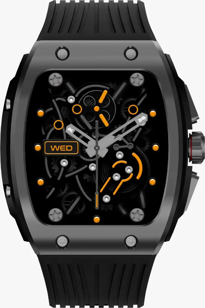 Green Lion Time Smart Watch - Black