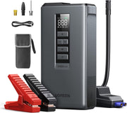 UGREEN Car Jump Starter with Air Compressor, Portable 12V Battery Booster 1000A Peak, 150 PSI Tire Inflator, Power Bank, 3-Mode LED Emergency Light