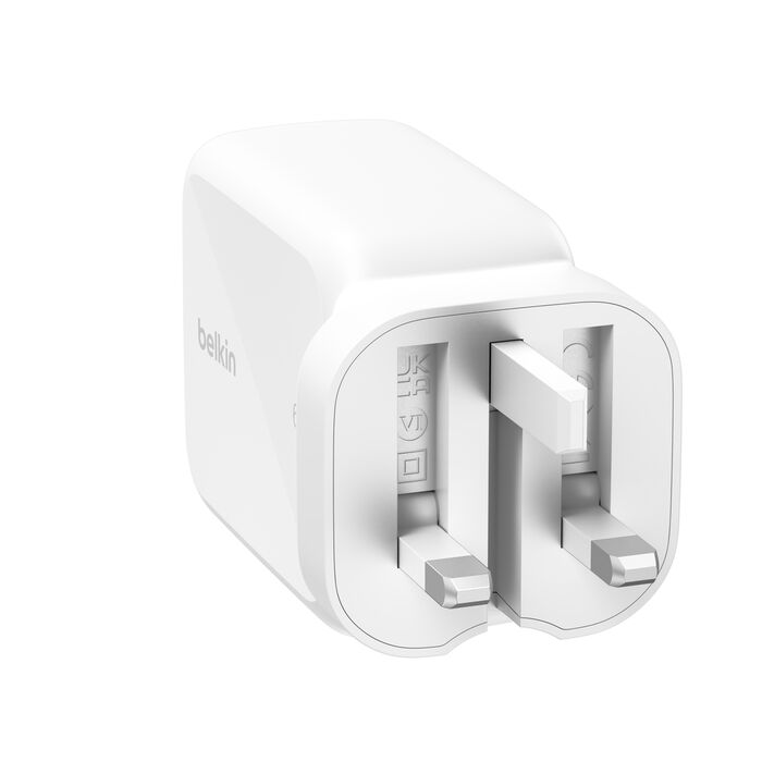 Belkin GaN 67W USB-C Charger with Retractable 1M USBC Cable and USB C