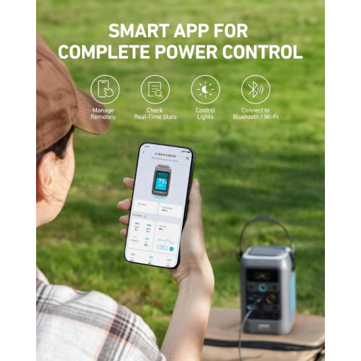 Anker SOLIX C300 DC Portable Power Station – 288Wh LiFePO4 Battery, 300W Output