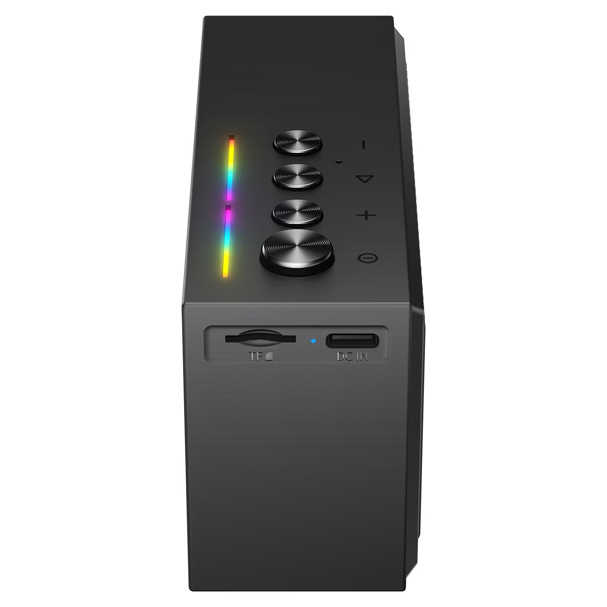 ACEFAST K9 Go light strip, buttons and ports