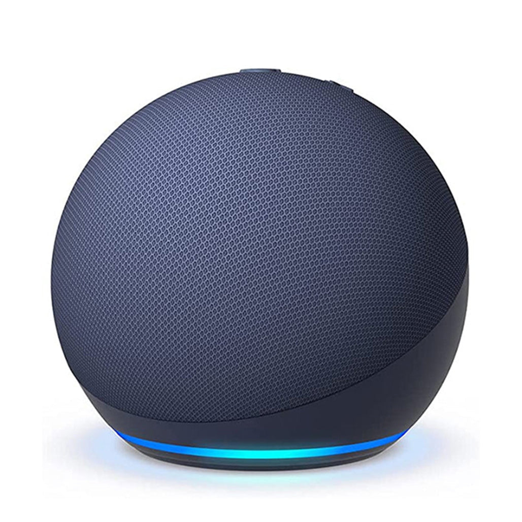 Amazon Echo Dot 5th Gen smart speaker in Deep Sea Blue