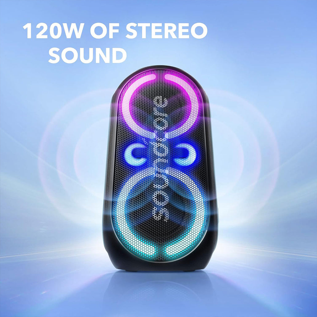Soundcore Rave Party 2 Portable Bluetooth Speaker - side view