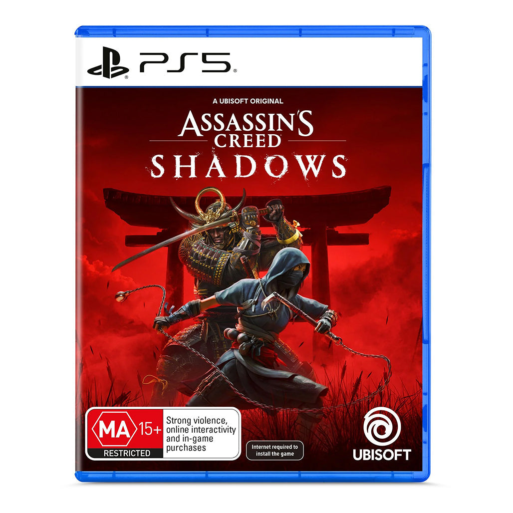 Assassin's Creed Shadows PS5 cover art