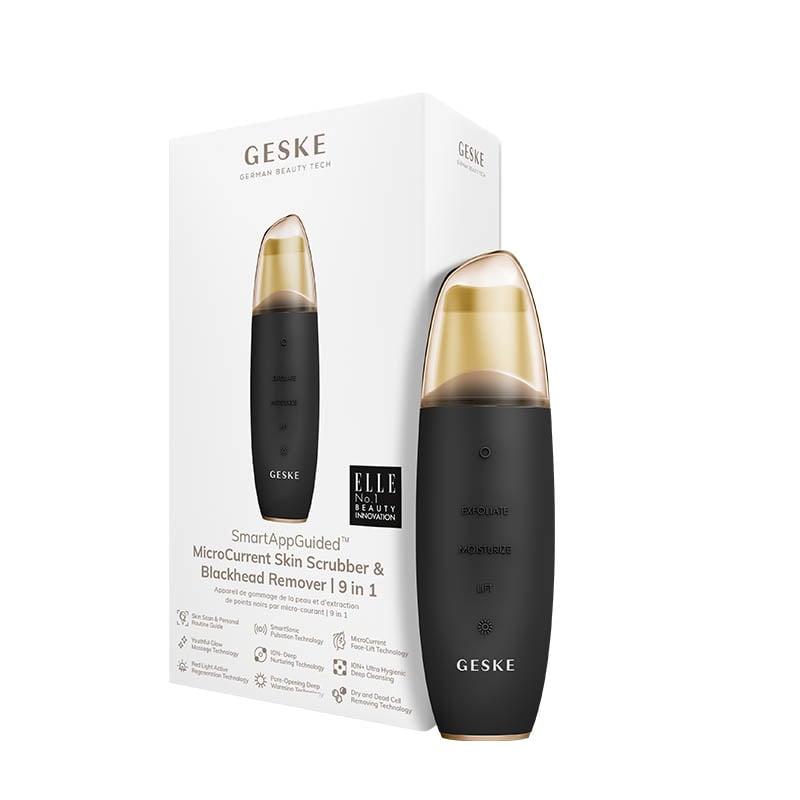 GESKE MicroCurrent Skin Scrubber & Blackhead Remover 9-in-1 Magenta