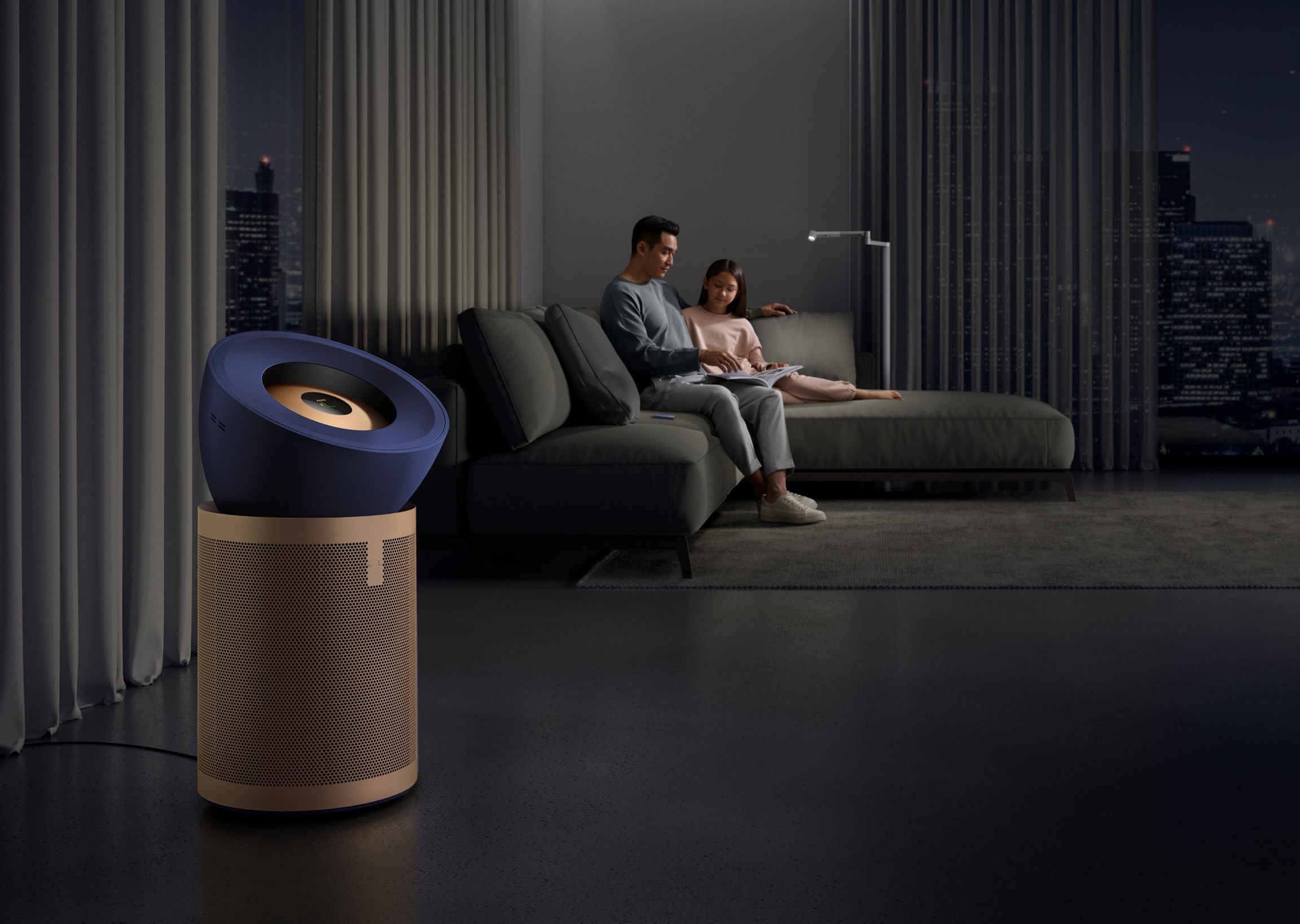 Dyson BP04 evening living room