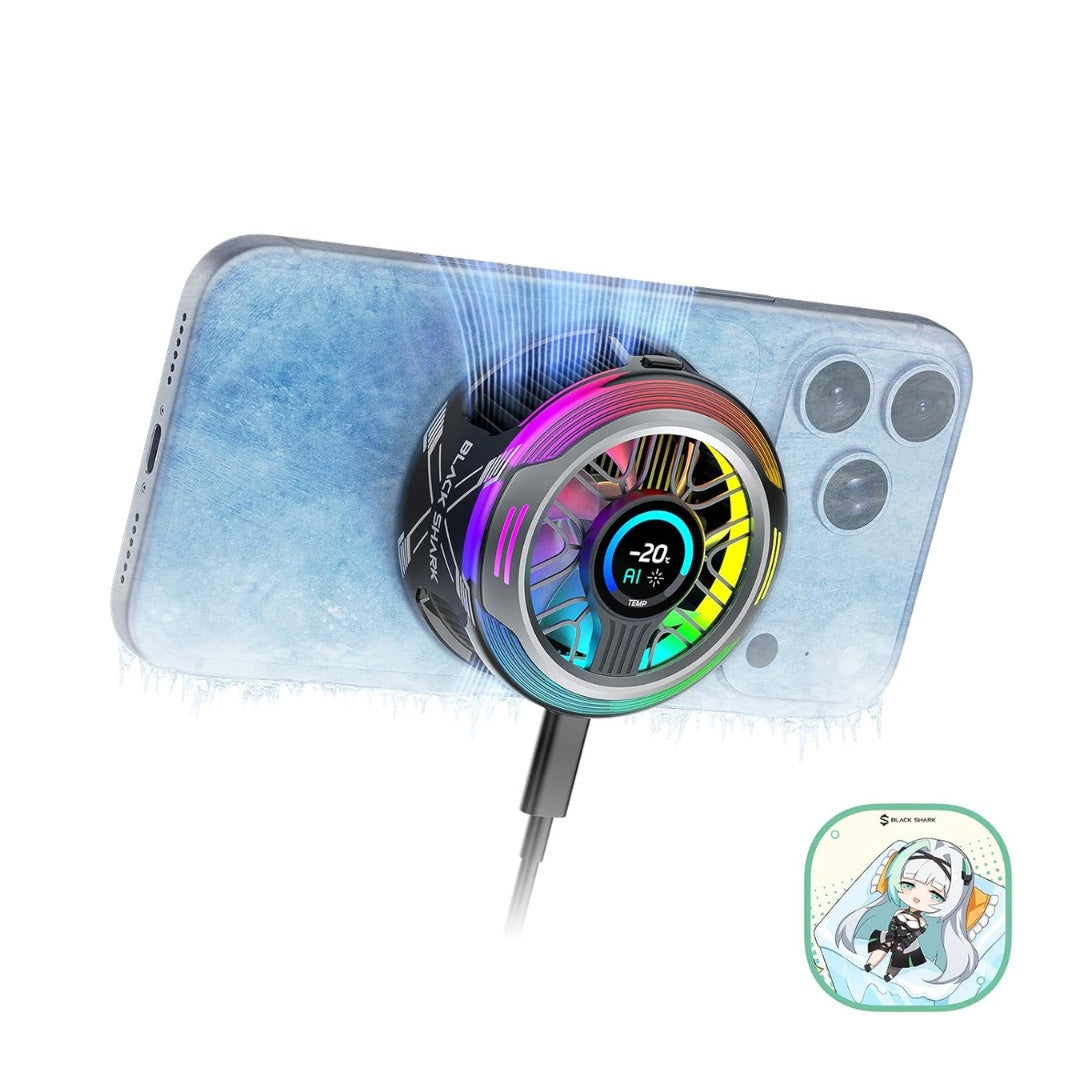Black Shark Magnetic Cooler 6 Pro smart display