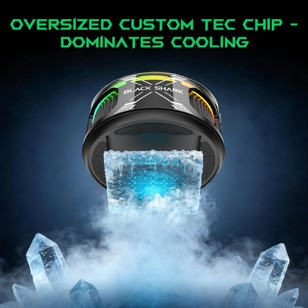 Black Shark Magnetic Cooler 6 Pro fins detail