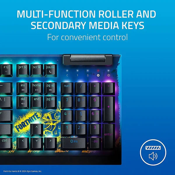Razer BlackWidow V4 X Fortnite Edition Keyboard