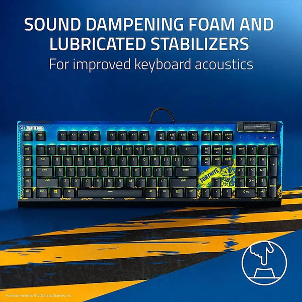 Razer BlackWidow V4 X Fortnite Edition Keyboard