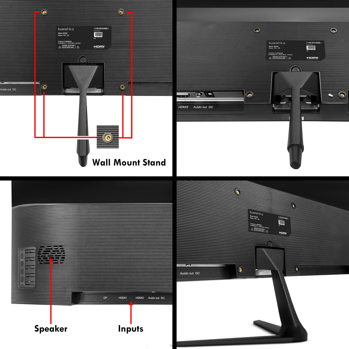 Buerotika B27M1 27 inch 100Hz IPS monitor