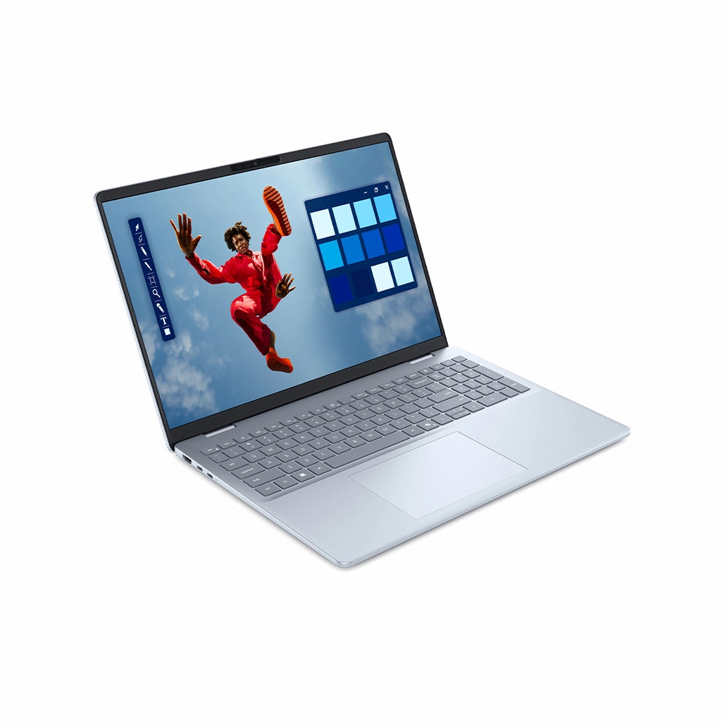 Dell 16 Plus Ice Blue keyboard view