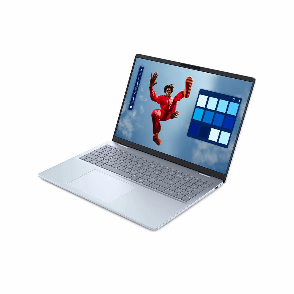 Dell 16 Plus Ice Blue side view