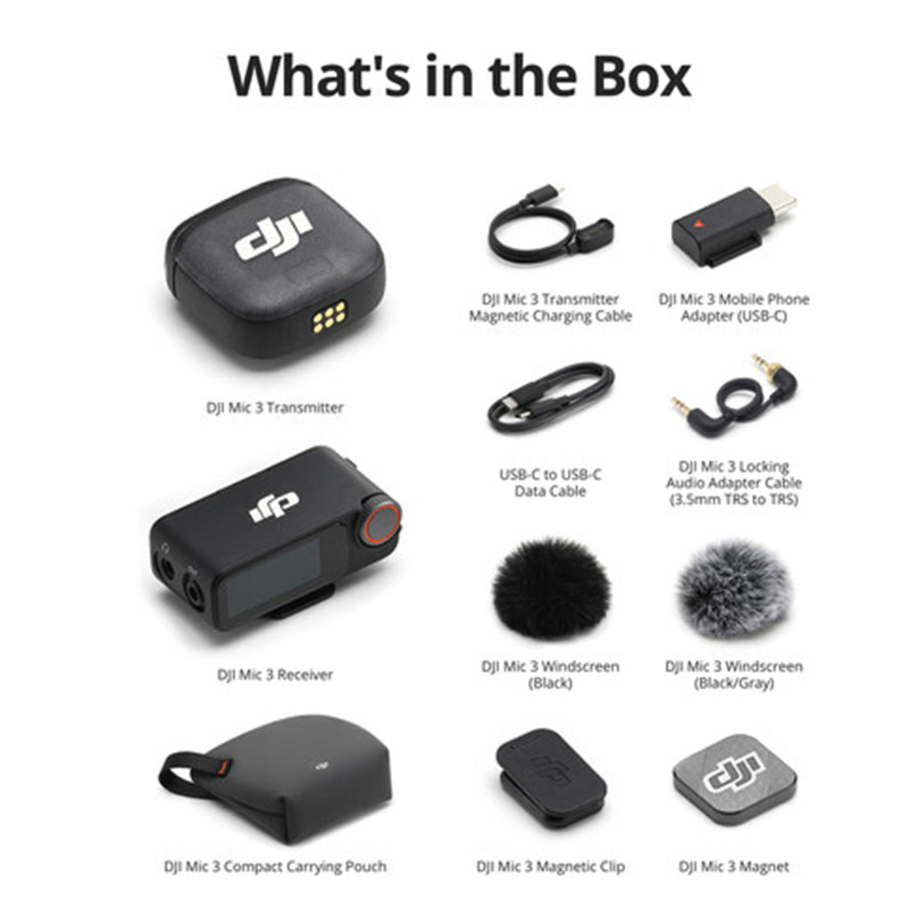 DJI Mic 3 2 TX 1 RX Charging Case (6)