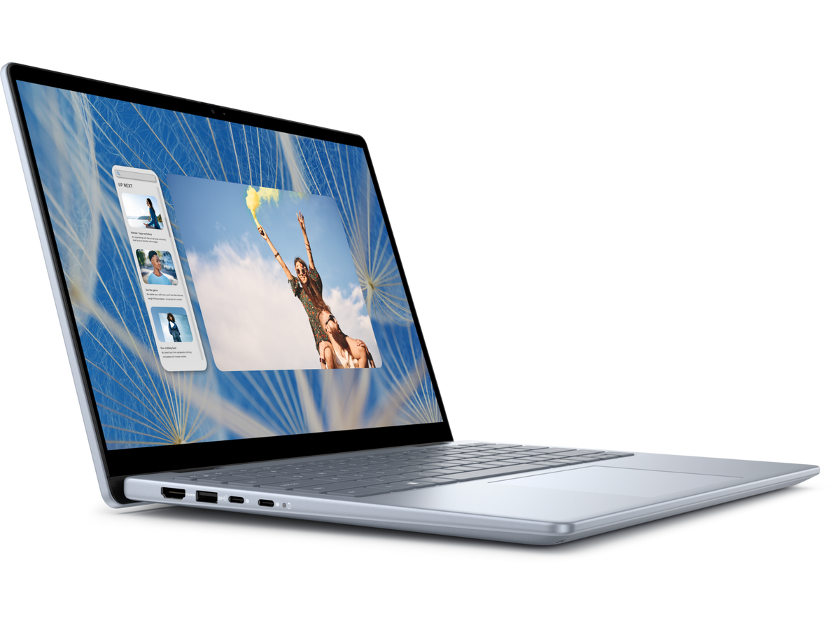 Dell Inspiron 14 7440 2-in-1 I7440-5647BLU-PUS Ice Blue left angle