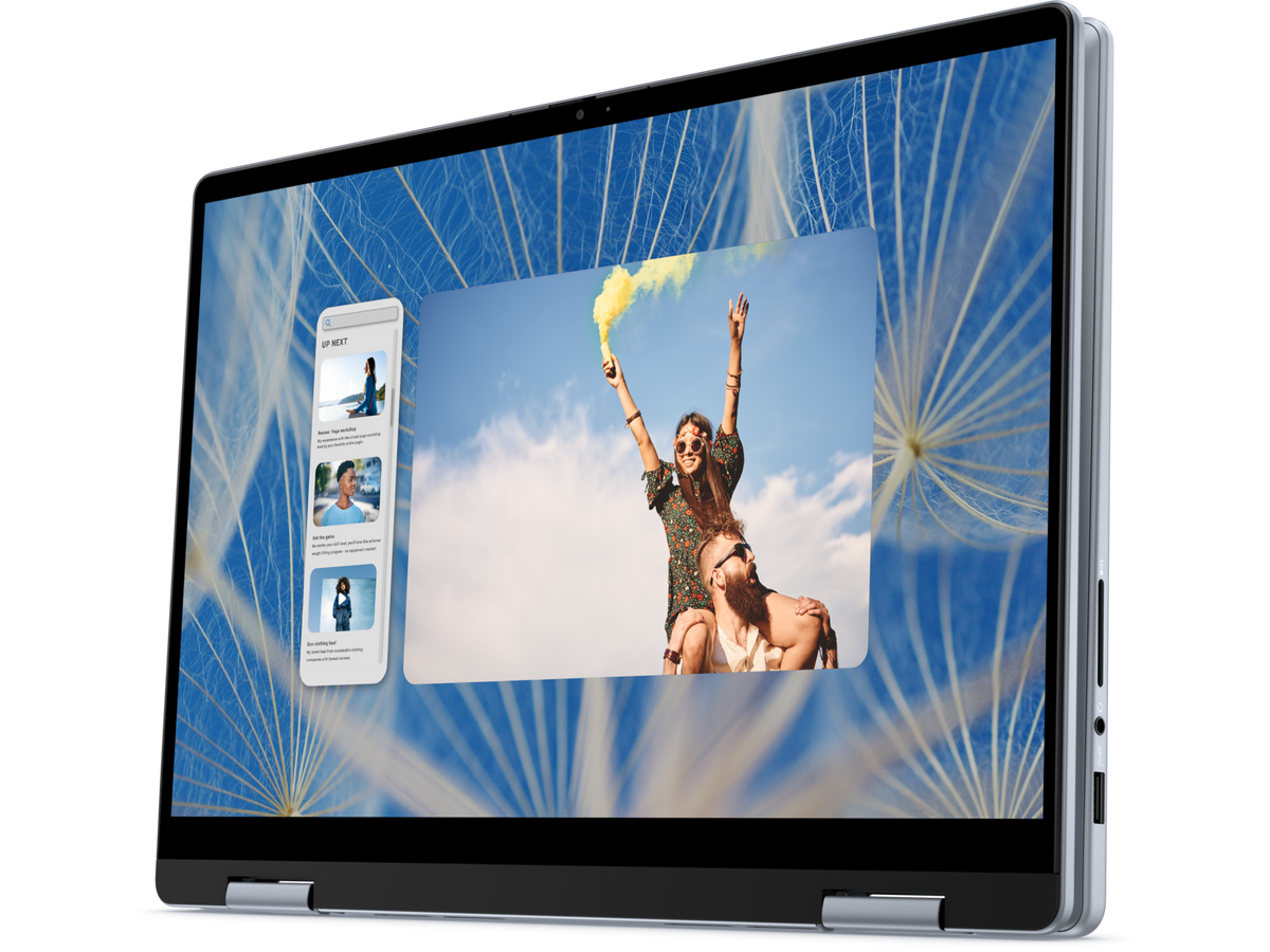 Dell Inspiron 14 7440 2-in-1 I7440-5647BLU-PUS Ice Blue stand mode