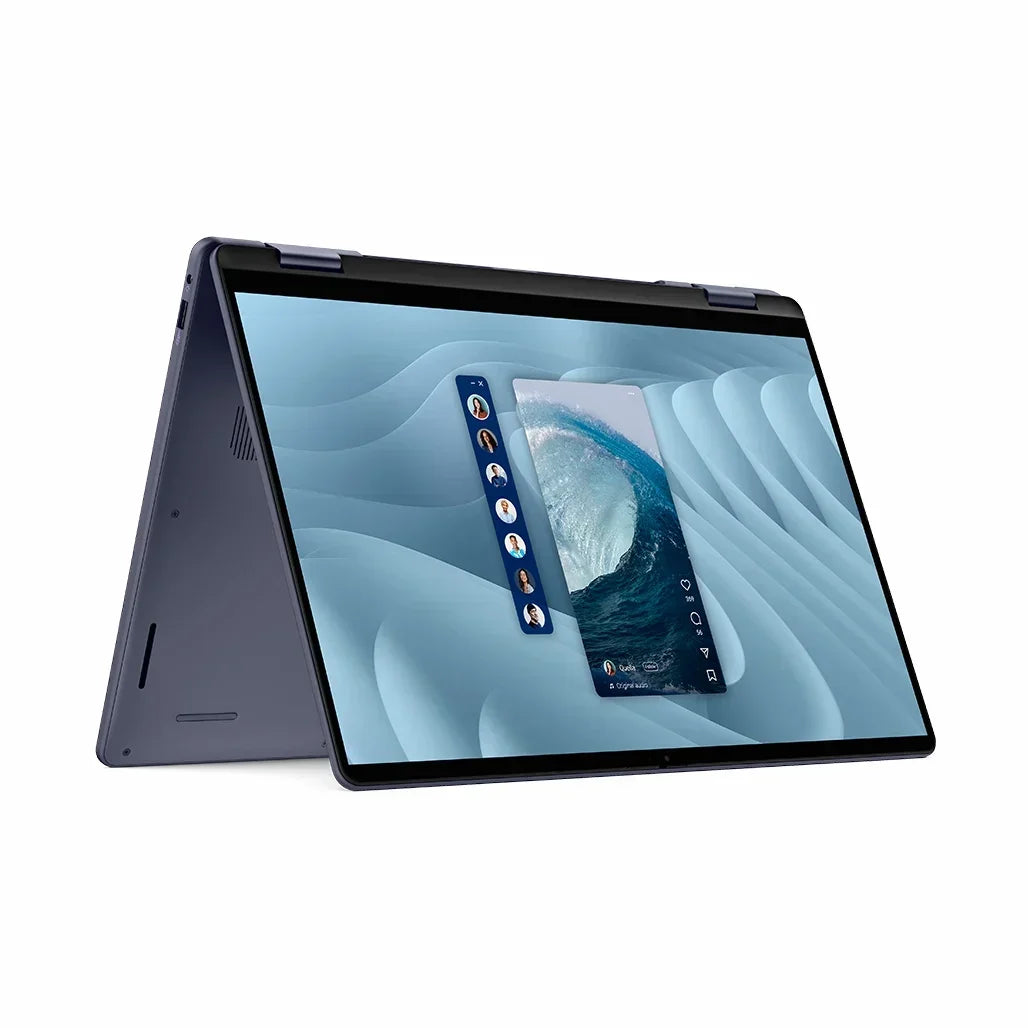Dell Plus 2-in-1 16 Midnight Blue front view