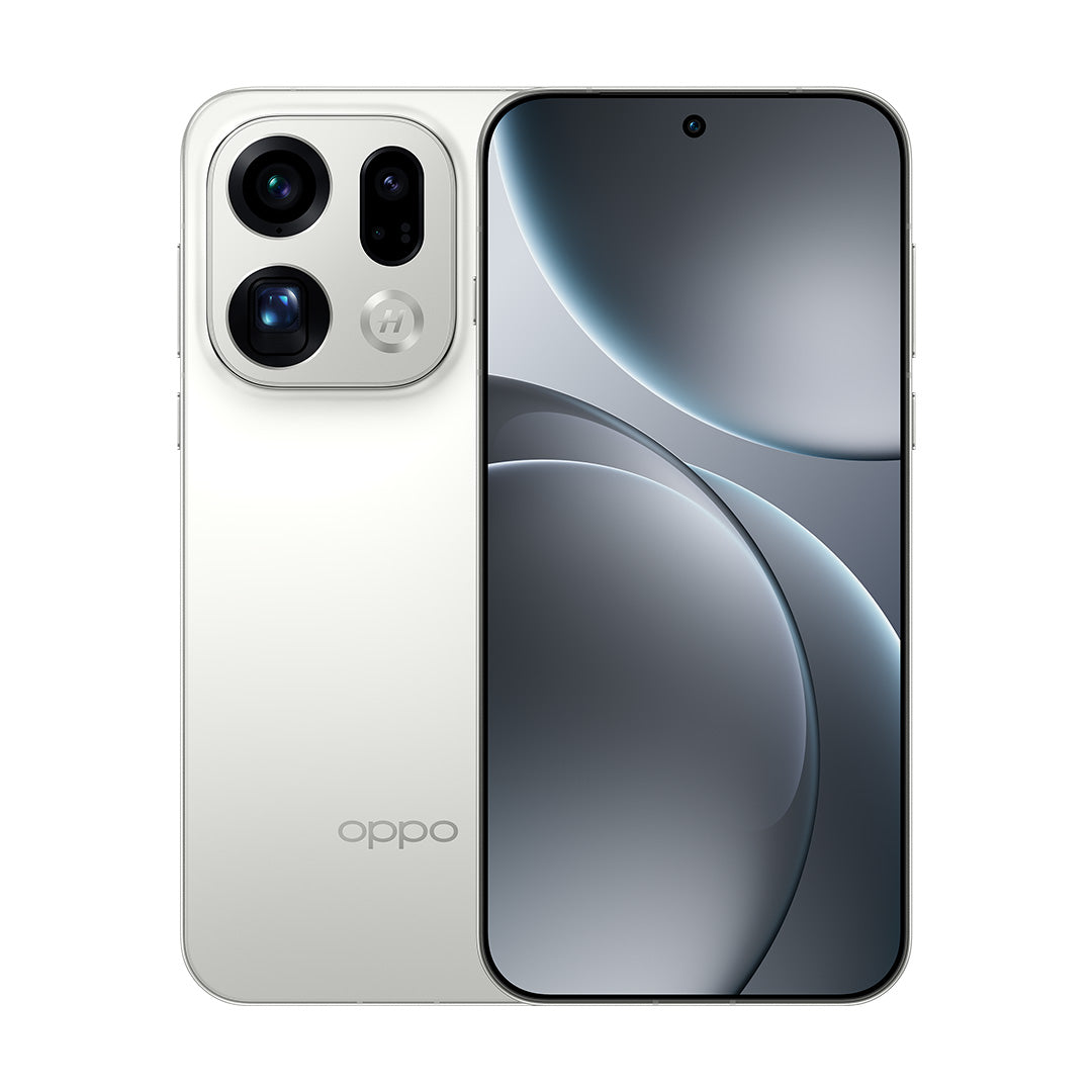 OPPO Find X9 Pro - Silk White front and back