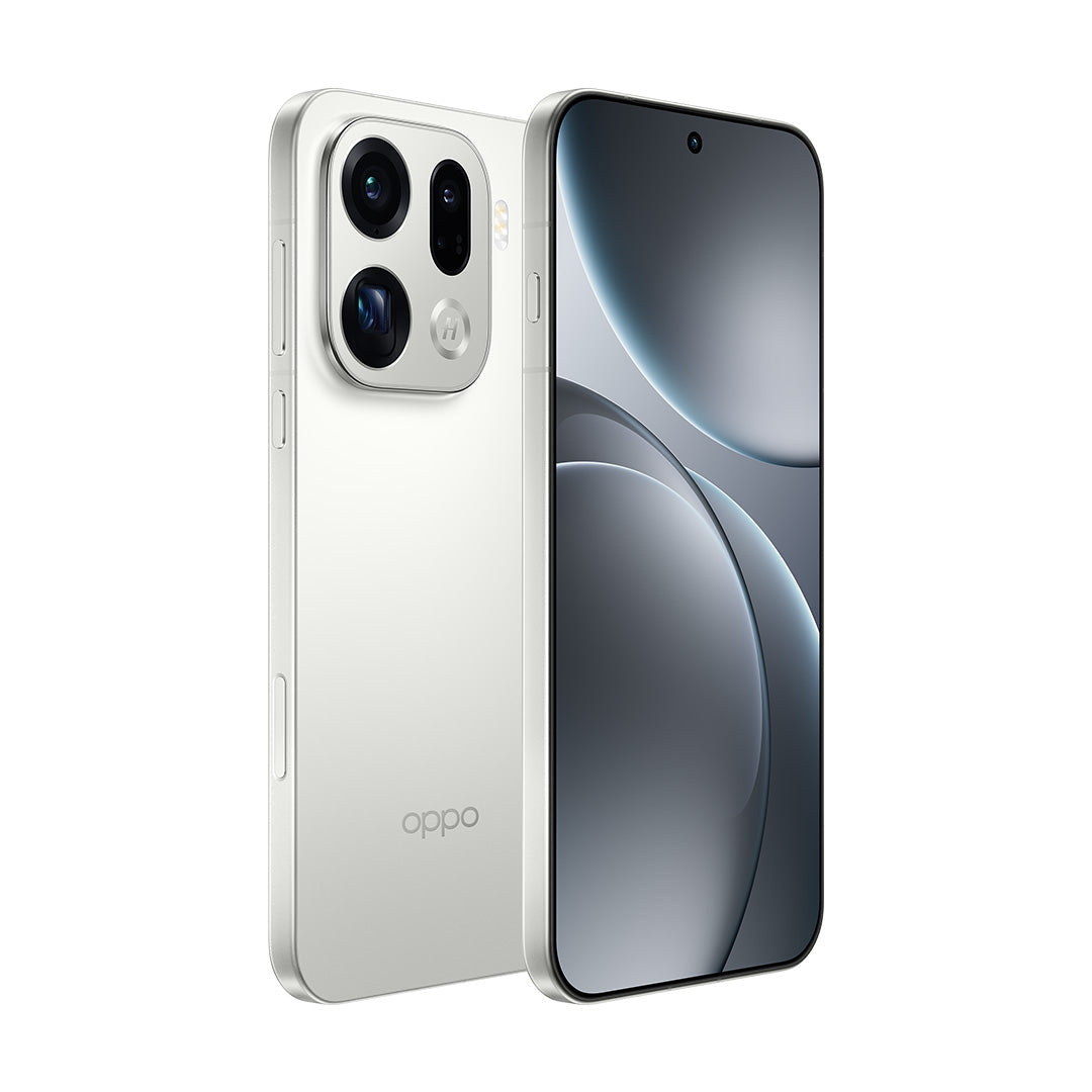 OPPO Find X9 Pro - Silk White angled view