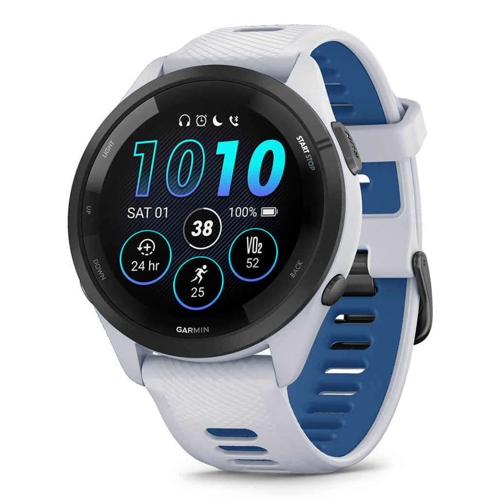 Garmin Forerunner 265 Whitestone Tidal Blue