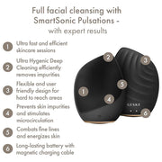 GESKE Facial Cleansing Sonic Brush 5-in-1 - Gray