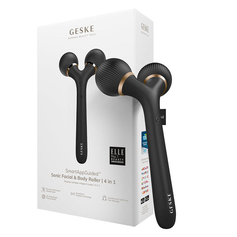 GESKE Sonic Facial & Body Roller 4-in-1 Gray