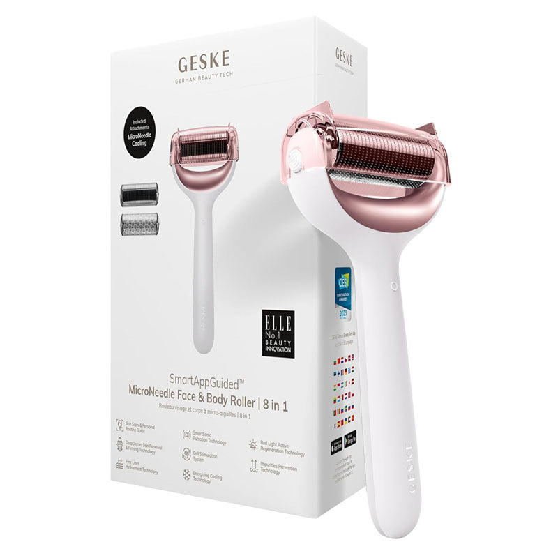 GESKE MicroNeedle Face & Body Roller 8-in-1 Starlight