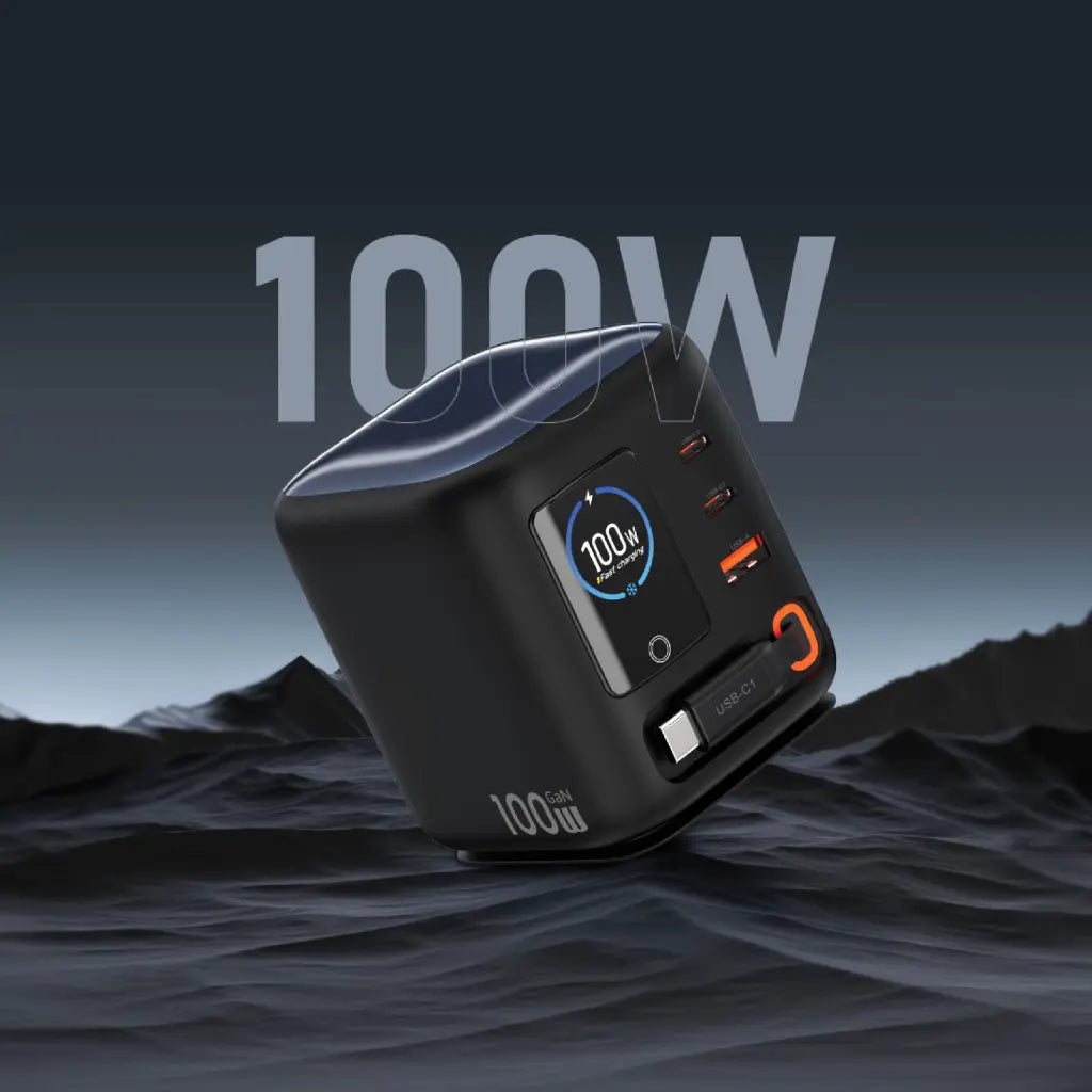 Green Lion Centurion 100W GaN Travel Adapter - Black (3)