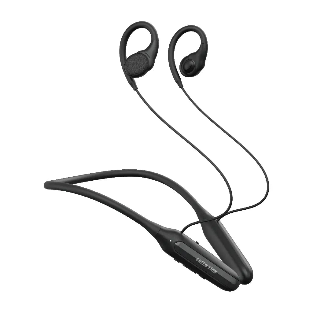 Green Lion Spirit Open-Ear Neckband - Black